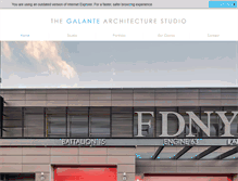 Tablet Screenshot of galantearchitecture.com